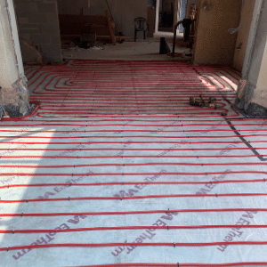 Underfloor Heating at Cilrhiw