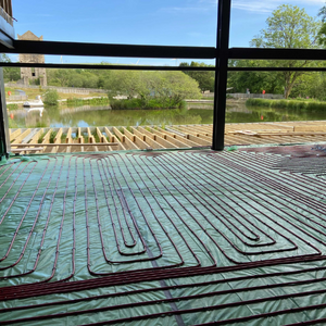 Underfloor heating installation