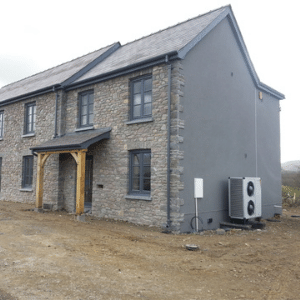 Heat Pump Installed on Renovated Home