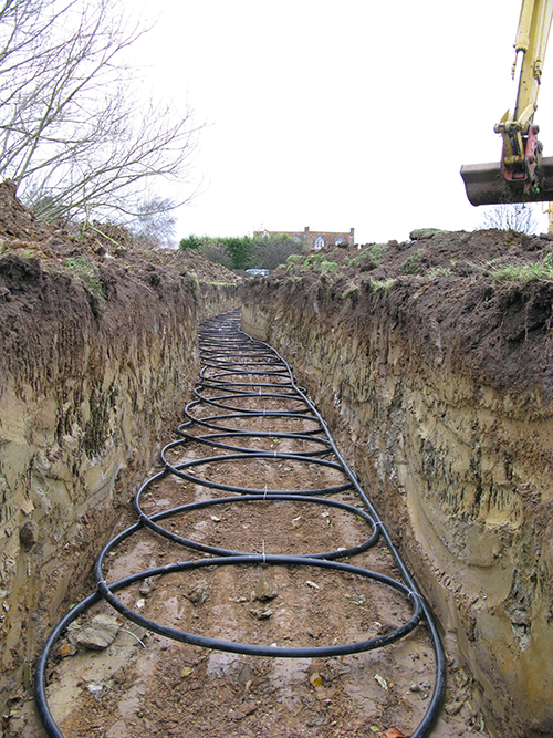 Slinky Ground Collector Pipe