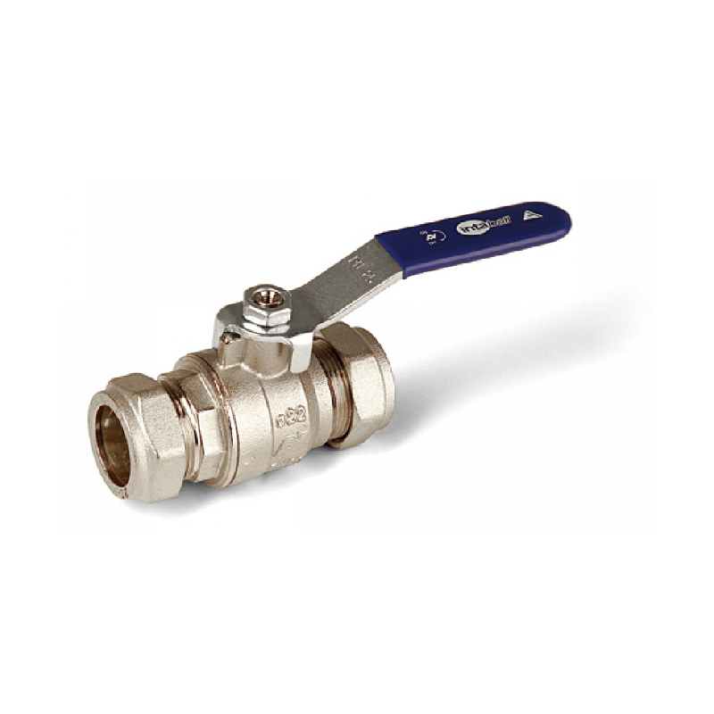 Lever Ball Valve - Blue Handle 15mm