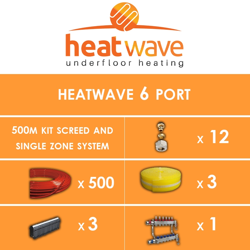 Heatwave 6 Port-500m Kit