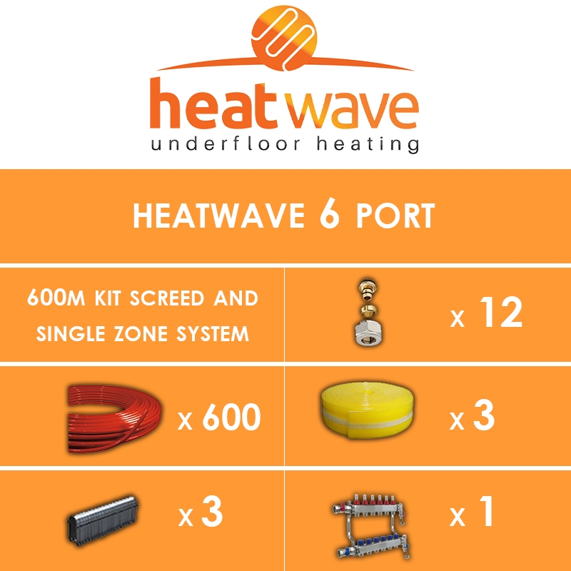 Heatwave 6 Port-600m Kit