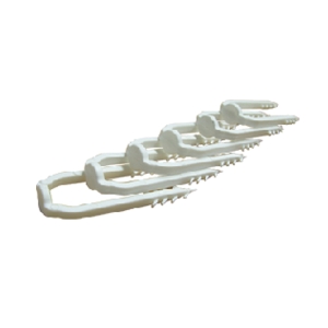 UFH Pipe Clips - 65mm Hand Push - Box 200