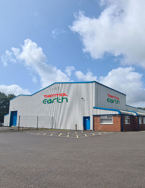 Thermal Earth's branded premises in Ammanford