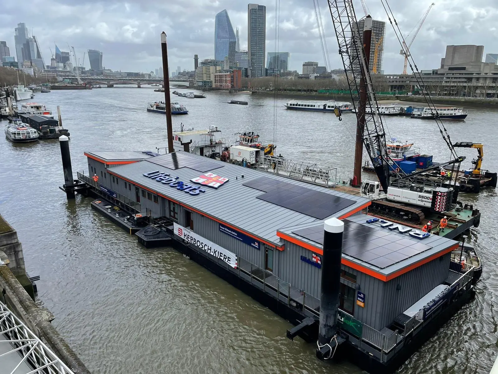 RNLI Tower Lifeboat Station heat-pump project