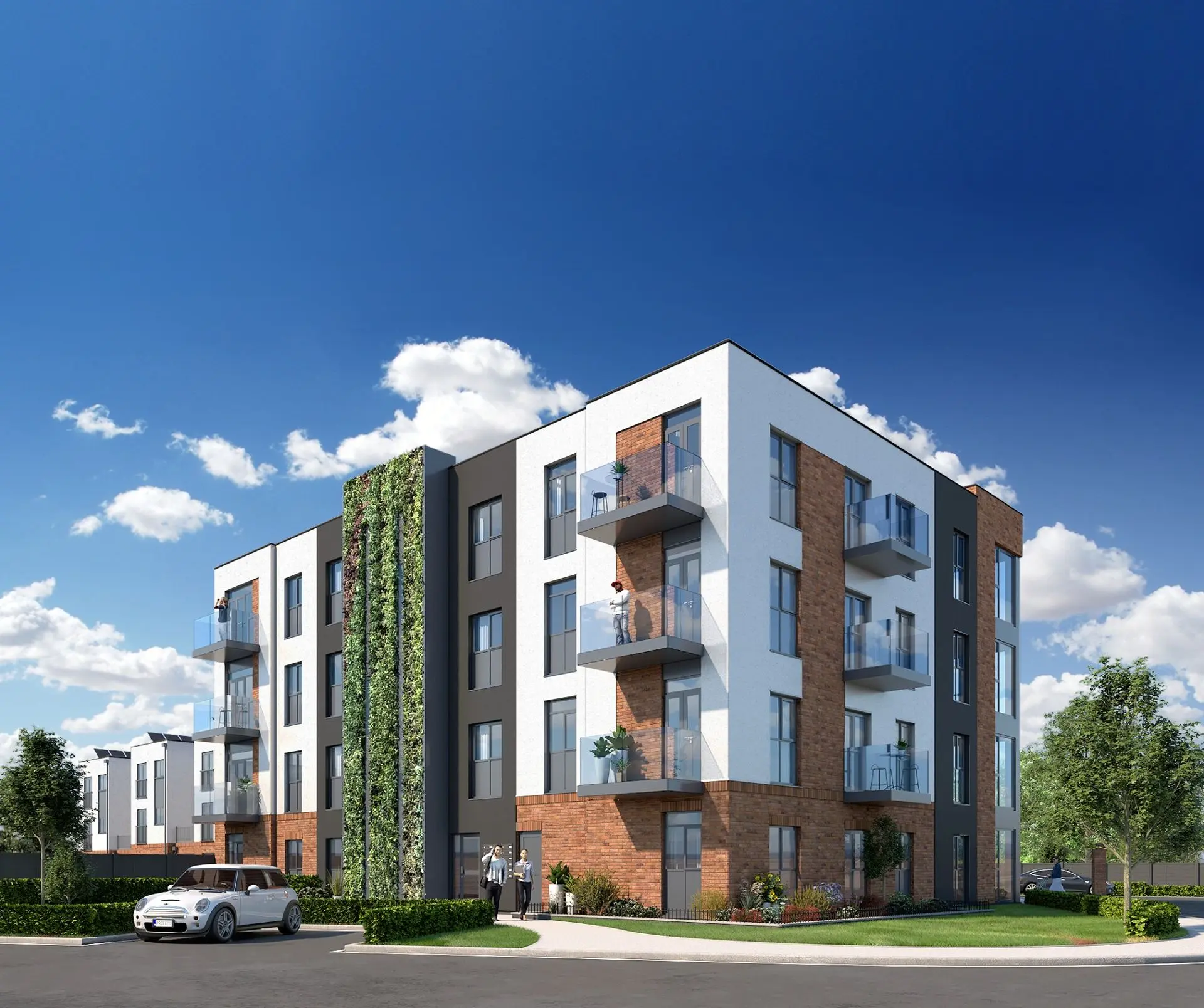Etopia new-build development in Corby