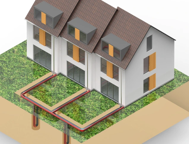 Shared ground loop system diagram