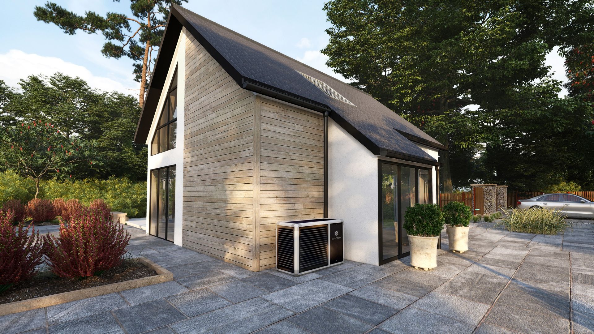 House ASHP Air Source Heat Pump