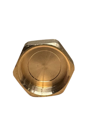 [BRBC-15] THREAD 15mm Brass Fitting Blanking Cap