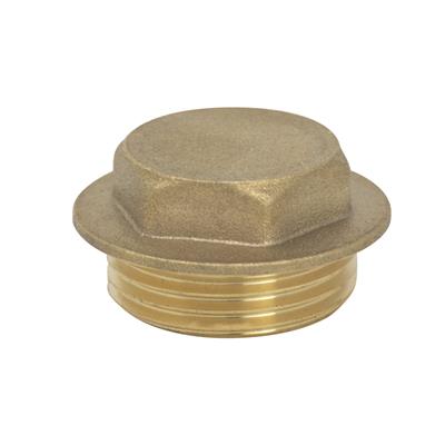THREAD 2" Flange Plug BRASS