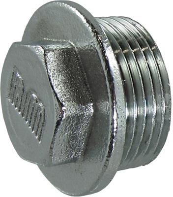 [BRFPCP-D] THREAD 1/2" Flange Plug BRASS CHROME