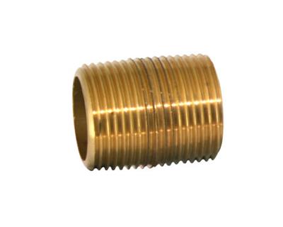[BRTN-B] THREAD 1/4" Taper Nipple BRASS