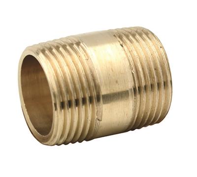 [BRBN-D] THREAD 1/2" Brass Barrel Nipple