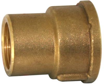 THREAD 1 1/2" x 1" Brass Reducing Socket