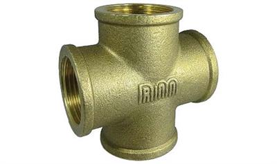[BREC-D] THREAD 1/2" Brass Equal Cross