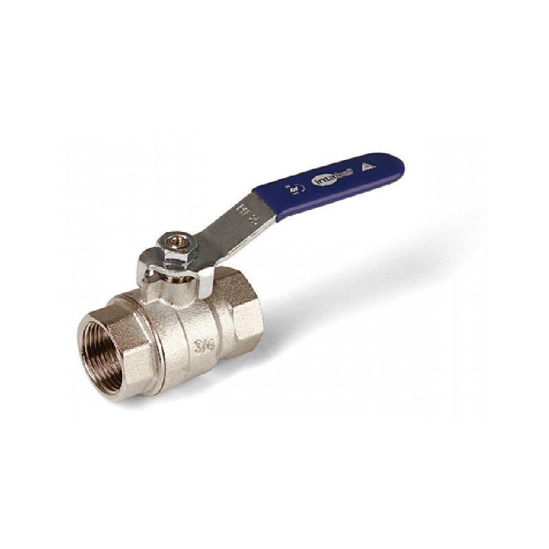 Lever Ball Valve - Blue Handle 1/4
