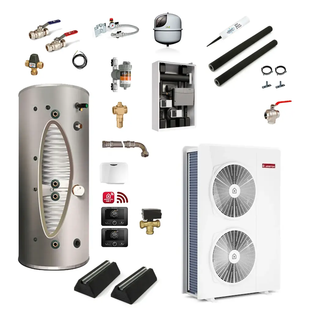 [AR-N12P] Ariston Nimbus Pocket 12kW - 250l Cylinder 2 Zone Hydraulic Module