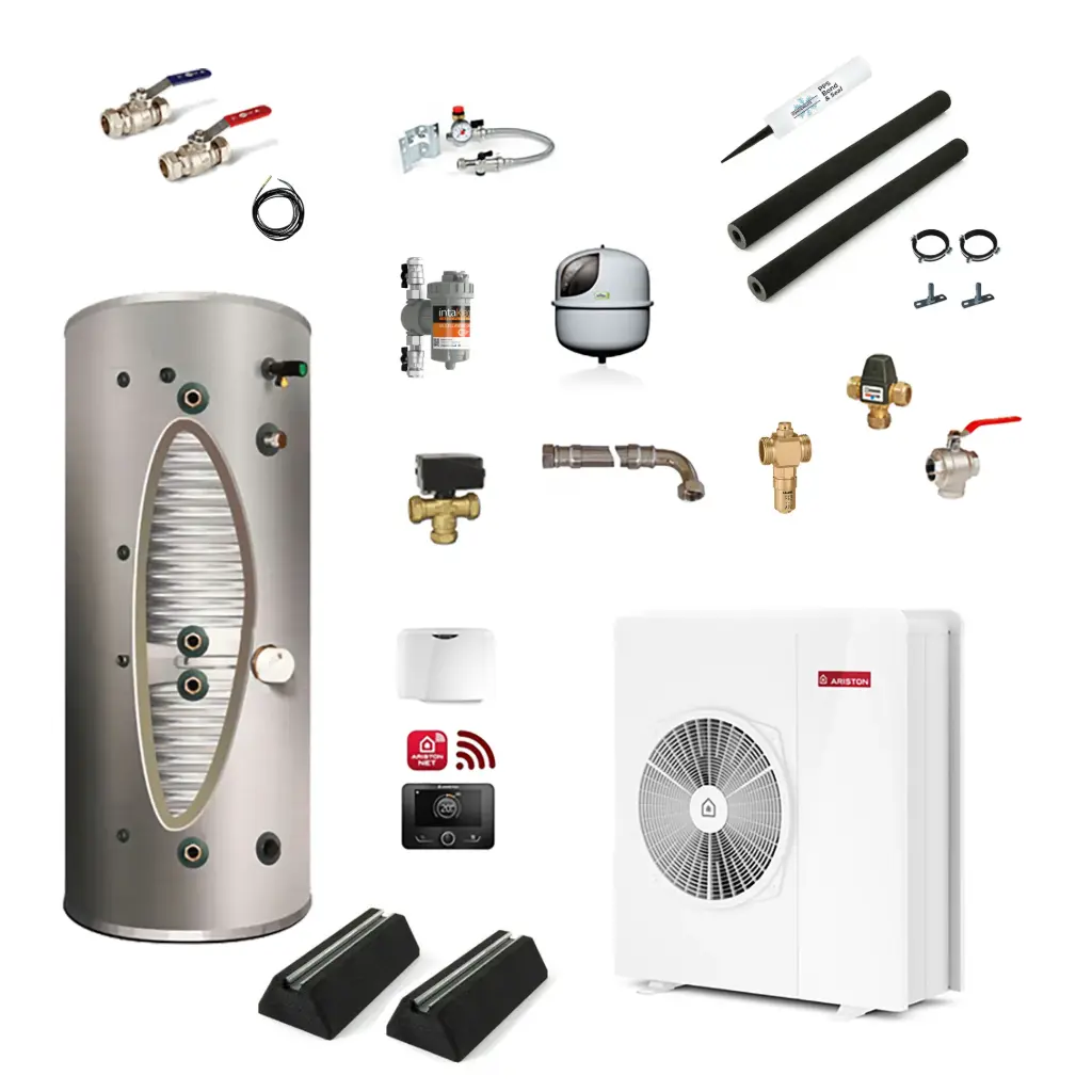 [AR-NIM8PDx2] Ariston Nimbus Pocket 8kW x 2 - 400l Cylinder Single Zone Open Loop
