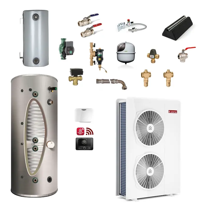 [AR-NIM12PB-2] Ariston Nimbus Pocket 12kW x 2 Kit 400l Cylinder and Buffer 1 Zone