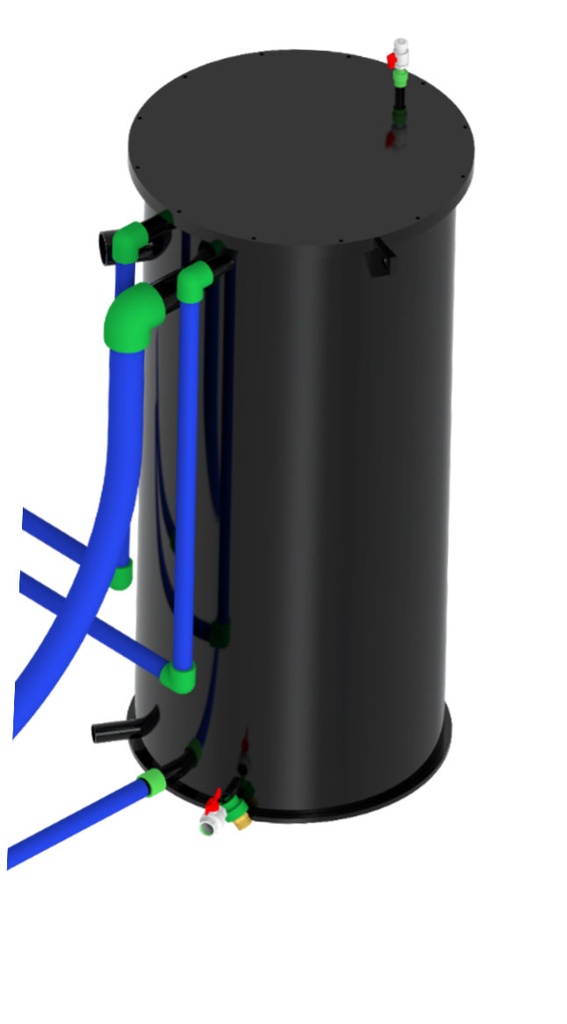 multiQ water 8x1250 PE Behälter